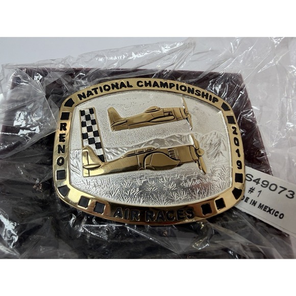 2019 Reno National Championship Air Races Belt Buckle Crumrine #1 Limited Ed